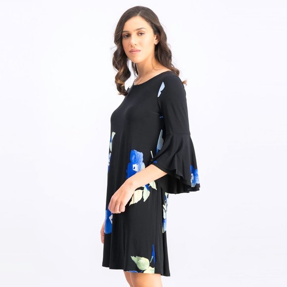 LAUREN RALPH LAUREN Tycenda Bell Sleeve Floral Shift Dress - Picture 3 of 11